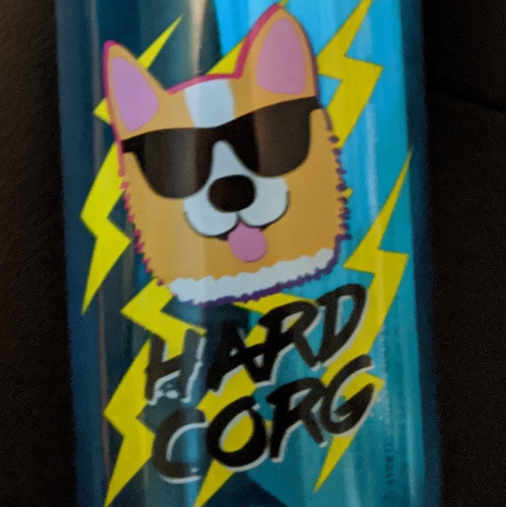 20 ounce Hard Corg Corgi Water Bottle